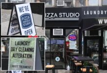 NYC laundry claims clothes reek from pizza place next door