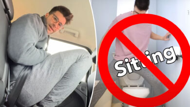 YouTuber didn't sit down for 5 days — how his body changed