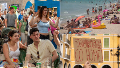 Summer beach battle between locals and visitors heats up as overtourism soars