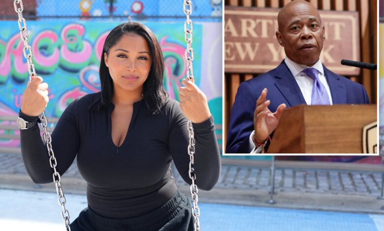 Eric Adams' ex-girlfriend reveals what she rubbed for 'hours' to calm him down