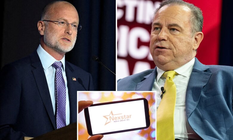 Nexstar Media-Tegna merger sparks clash between FCC chair, Newsmax CEO