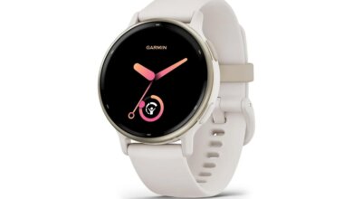 Garmin vívoactive 5, Health and Fitness GPS Smartwatch, AMOLED Display, Up to 11 Days of Battery, Ivory
