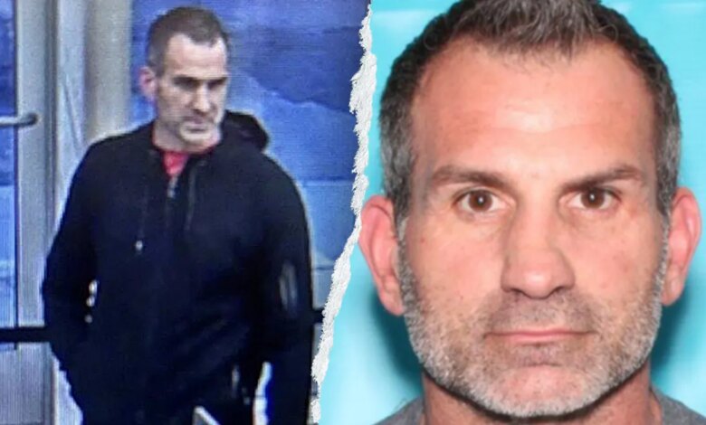 Suspect Keith Michael Lisa surveillance image and mugshot