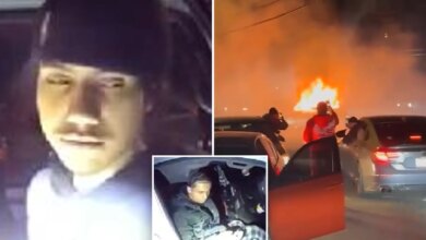 New photos show suspects in wild attack at fiery Queens car meet-up