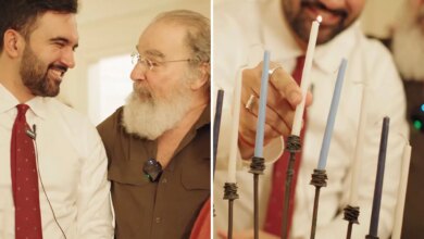 Anti-Zionist Mamdani celebrates Hanukkah with Jewish actor Mandy Patinkin