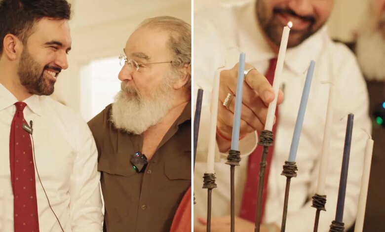 Anti-Zionist Mamdani celebrates Hanukkah with Jewish actor Mandy Patinkin