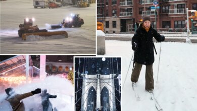 Big Apple gets 4 inches of snowfall, snarling plane travel