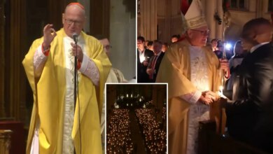 Cardinal Dolan holds final Midnight Mass at St. Patrick's Cathedral ahead of retirement