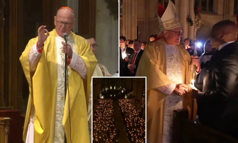 Cardinal Dolan holds final Midnight Mass at St. Patrick's Cathedral ahead of retirement