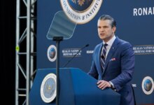 Secretary of War Pete Hegseth gives keynote speech at Reagan Forum