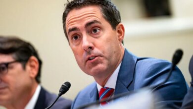 Ohio Secretary of State Frank LaRose speaks during a House Administration Committee hearing in the Longworth House Office Building at the U.S. Capitol on September 11, 2024 in Washington, DC.