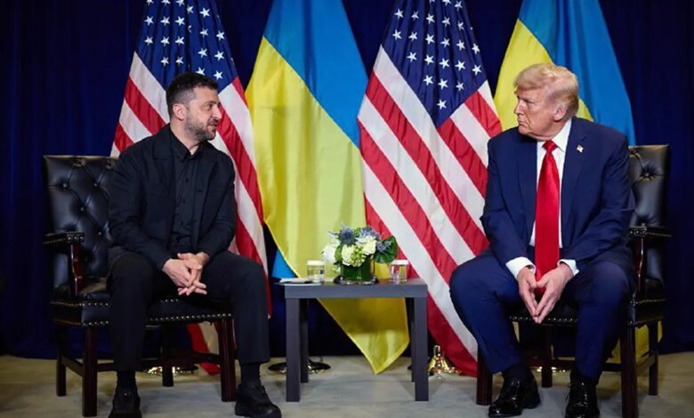 Ukraine–Russia war at a crossroads after a year of talks and fighting 1 President Zelenskyy and President Trump