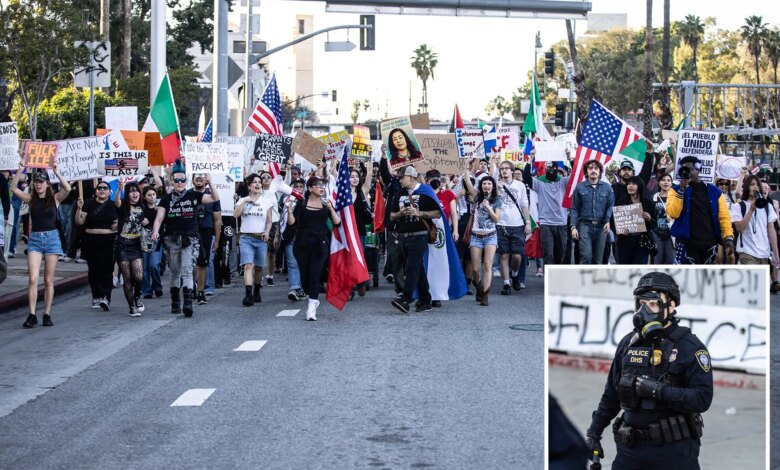 Anti-ICE agitators plan protests across SoCal a day after clashing with federal agents