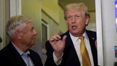 President Donald Trump and Sen. Lindsey Graham