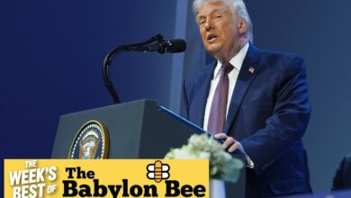 Trump issues more tariffs on countries that didn't laugh at his jokes in Davos