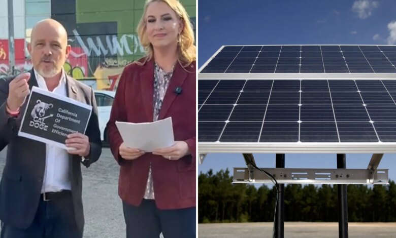 $900M taken from solar panel program and pumped into Dem. voting activism, CAL DOGE claims 1 $900M taken from solar panel program and pumped into Dem. voting activism, CAL DOGE claims