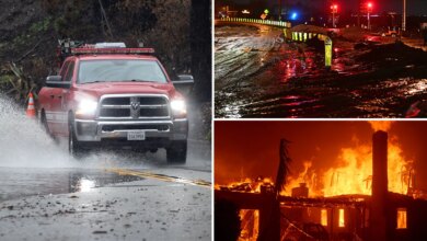 Evacuation warning issued for Palisades and Eaton Fire areas ahead of winter storm