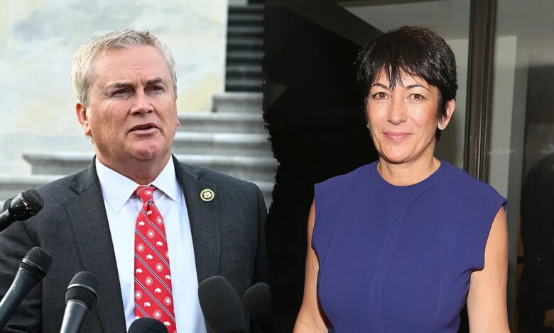 House Oversight Committee Chairman James Comer and Ghislaine Maxwell