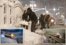 Historic storm brings NYC to a standstill as bomb cyclone dumps more than 13 inches of snow — with more expected