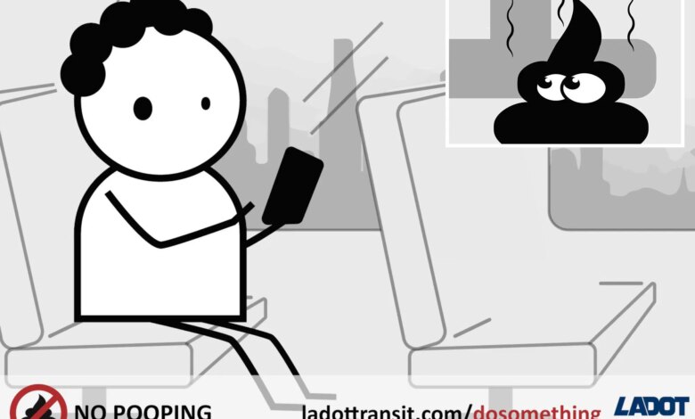 LADOT's 'don't poop on buses' campaign takes bizarre twist