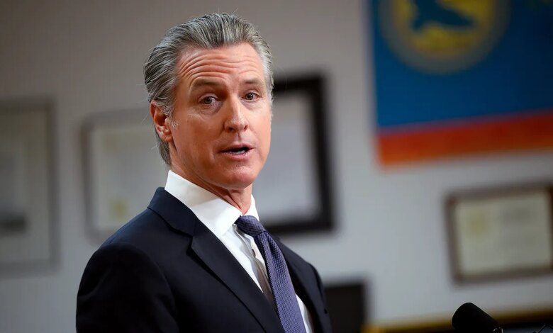 Gavin Newsom looks ahead