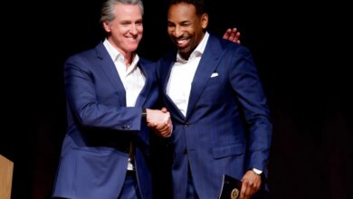 Liberal racists, quit calling others racist 13 Mandatory Credit: Photo by ERIK S LESSER/EPA/Shutterstock (16692428q) Democratic California Governor Gavin Newsom (L) with Atlanta Mayor Andre Dickens (R) during his 'Young Man in a Hurry: A Memoir of Discovery' book tour stop in Atlanta, Georgia, USA, 22 February 2026. The autobiographical book will be released 24 February 2026. Gavin Newsom promotes 'Young Man in a Hurry: A Memoir of Discovery' book in Georgia, Atlanta, USA - 22 Feb 2026