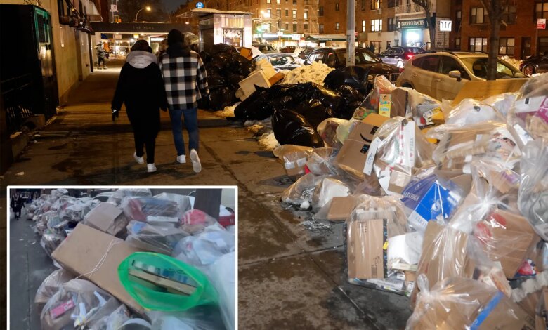 NYers fume over trash buildup days after winter storm