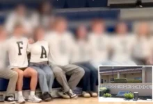 Redwood High School students disciplined over homophobic display on bleachers