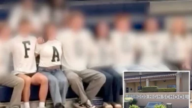 Redwood High School students disciplined over homophobic display on bleachers