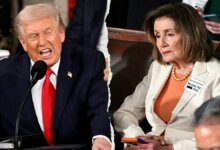 Trump and Pelosi at State of the Union