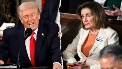 Trump and Pelosi at State of the Union