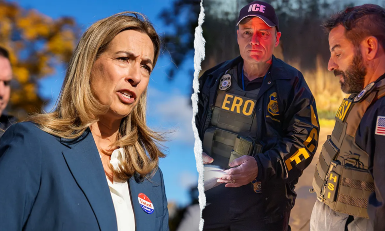 Mikie Sherrill aside from ICE agents
