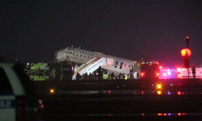 2 Port Authority cops seriously injured as Air Canada flight, emergency vehicle collide at LaGuardia: sources