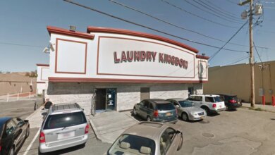 Laundry Kingdom at 138 East Main St. in Patchogue Long Island seen in a street view.