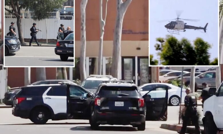 Barricaded suspect busted after police swarm Venice