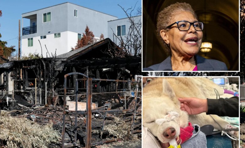 LA family who lost everything to homeless fire slam Karen Bass