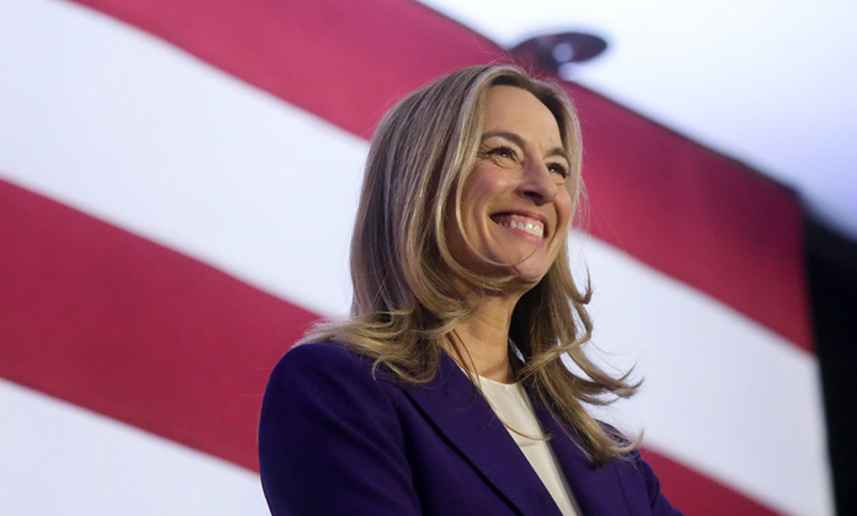 Mikie Sherrill on her winning election night.