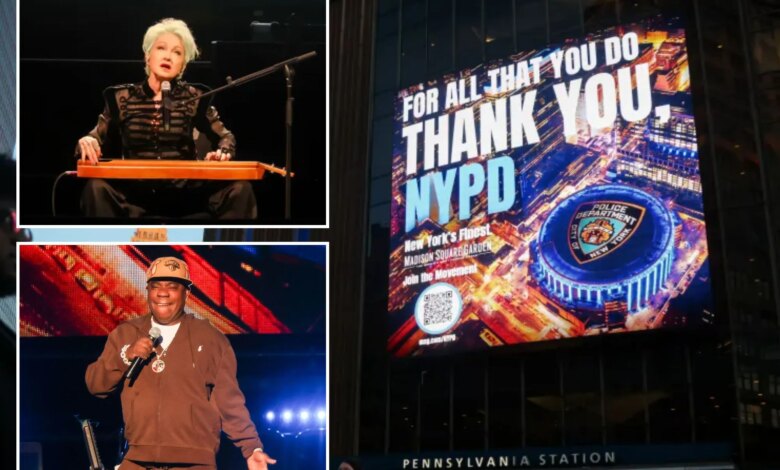 Thousands of New York's Finest turn out for 'Thank You, NYPD' concert at Madison Square Garden