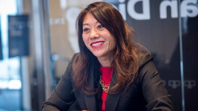 California Treasurer Fiona Ma smiles during an interview