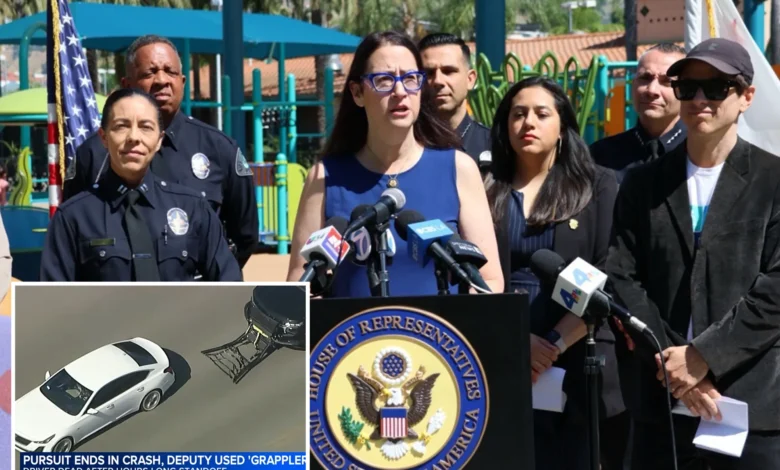 California congresswoman pushes for technology to reduce deadly car chases