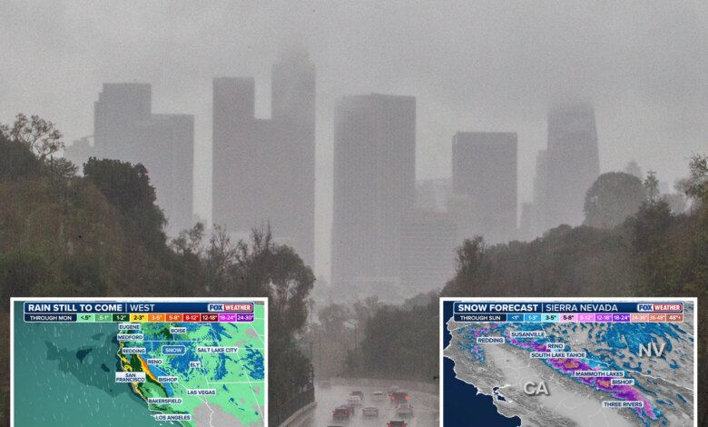 California weather to see shift with rain, thunderstorms and snow
