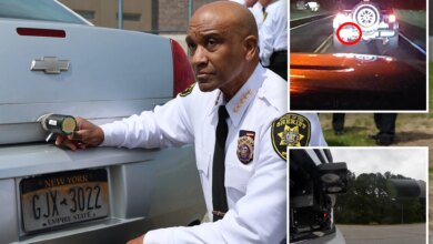Long Island cops unveil futuristic guns that could fire GPS darts during chases