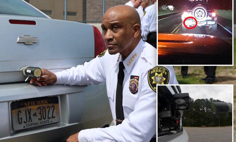 Long Island cops unveil futuristic guns that could fire GPS darts during chases