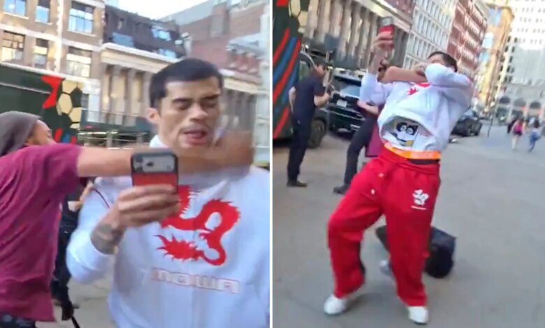 'Manosphere' influencer Sneako sucker-punched by stranger during livestream in NYC