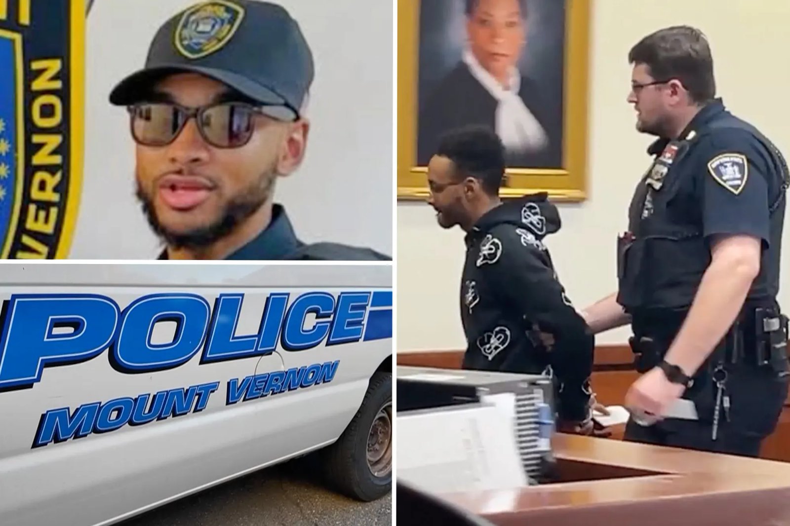 NY cop hailed as a hero after fire rescue busted in goofy $800K check ...