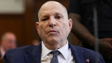 Harvey Weinstein appears in Manhattan Supreme Court during his retrial.