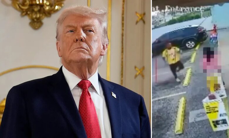 President donald trump and florida attack screengrab