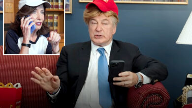 Gov. Hochul plays 'cringey' video of Alec Baldwin spoofing Trump at NY correspondents event