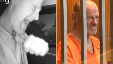 Mayhem as Ring camera psycho appears in court