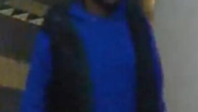 A crook was spotted stealing a motorized wheelchair from inside a building in the Bronx on April 21, 2026.